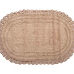 ΠΑΤΑΚΙ oval (70cm x 140cm) μπεζ SilkFashion