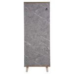 ΠΑΠΟΥΤΣΟΘΗΚΗ-ΝΤΟΥΛΑΠΙ ALVARO HM8954.12 ΜΕΛΑΜΙΝΗ SONAMA-STONE TEXTURE 50Χ38Χ135Yεκ. - Image 3