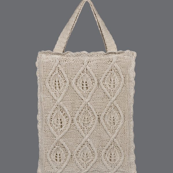 Πλεκτή τσάντα (33cm x 44cm) 4 SilkFashion