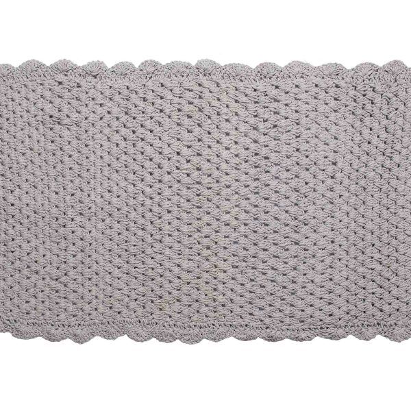 ΠΑΤΑΚΙΑ πλεκτό (70cm x 140cm) γκρί SilkFashion