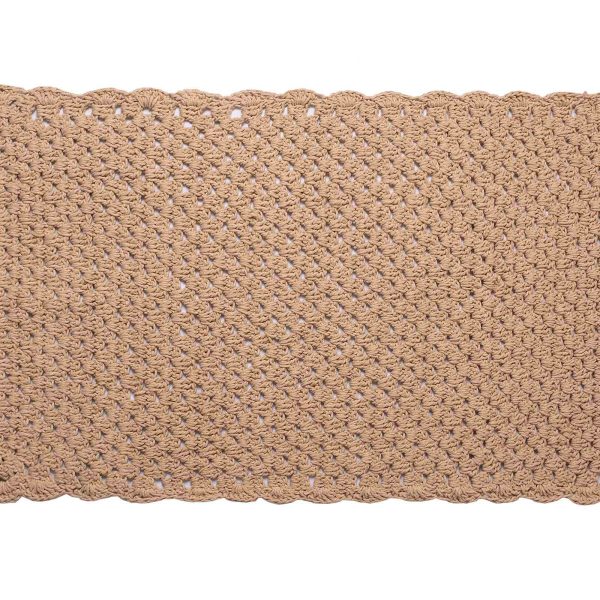 ΠΑΤΑΚΙΑ πλεκτό (70cm x 140cm) μπέζ SilkFashion