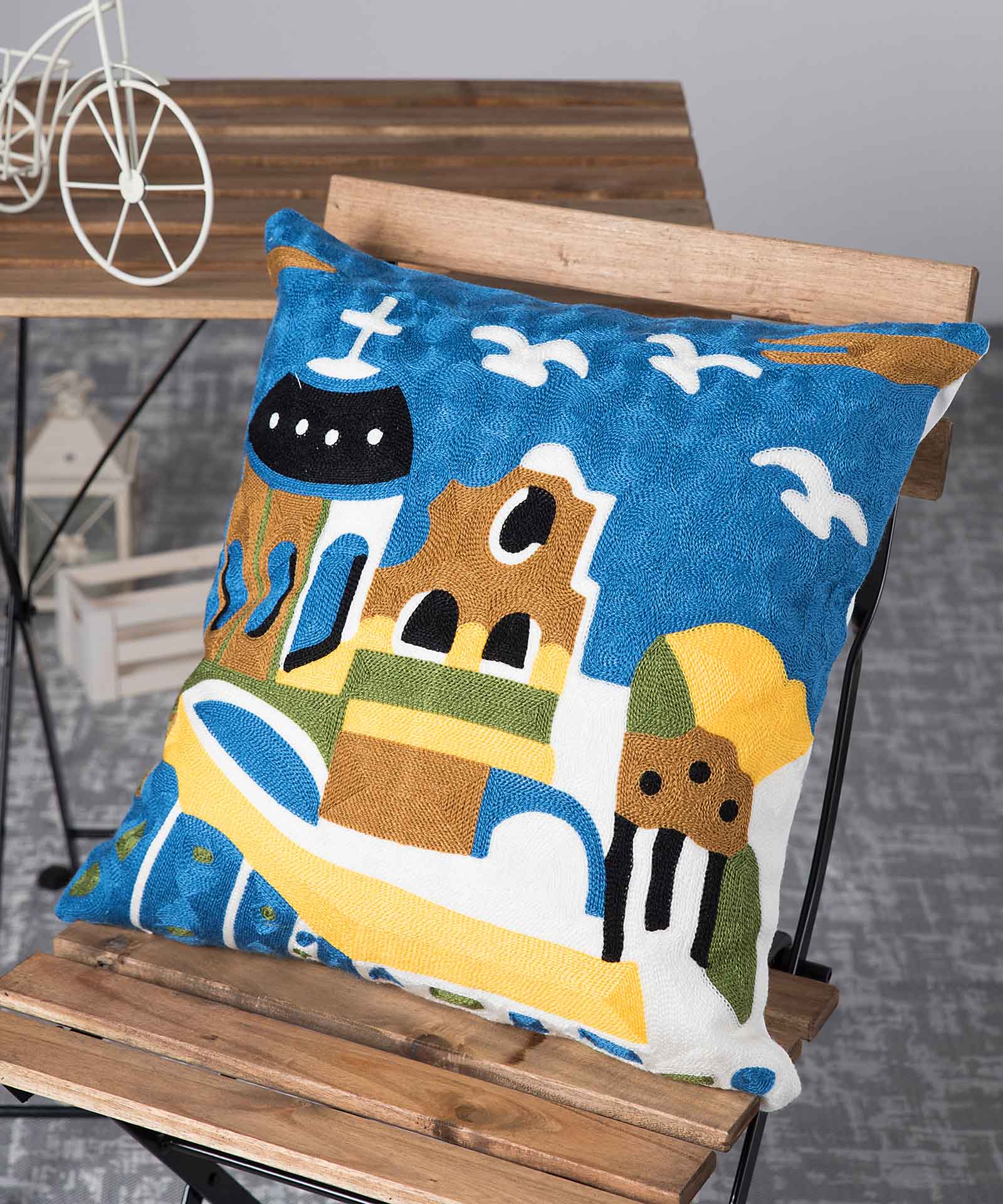 polygazo76 ΜΑΞΙΛΑΡΟΘΗΚΗ (45cm x 45cm) πολύγαζο76 SilkFashion - Image 1