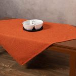 Καρέ 9925 (85cm x 85cm) πορτοκαλί SilkFashion