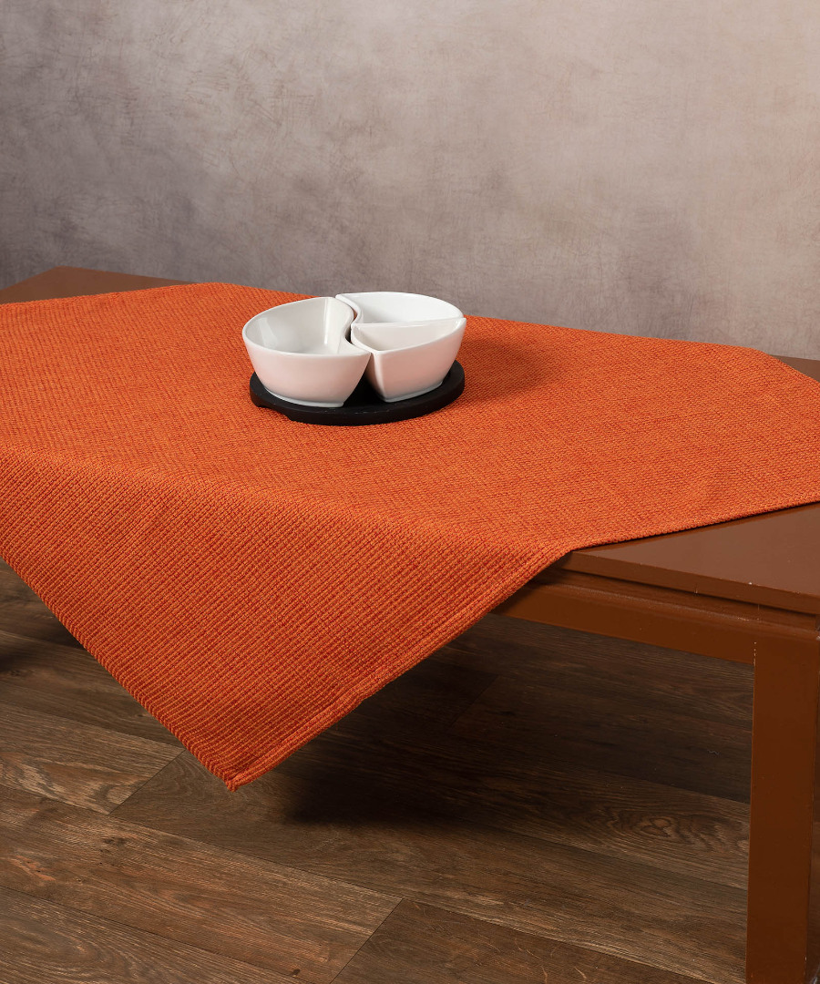 portokali9925 Καρέ 9925 (85cm x 85cm) πορτοκαλί SilkFashion - Image 1