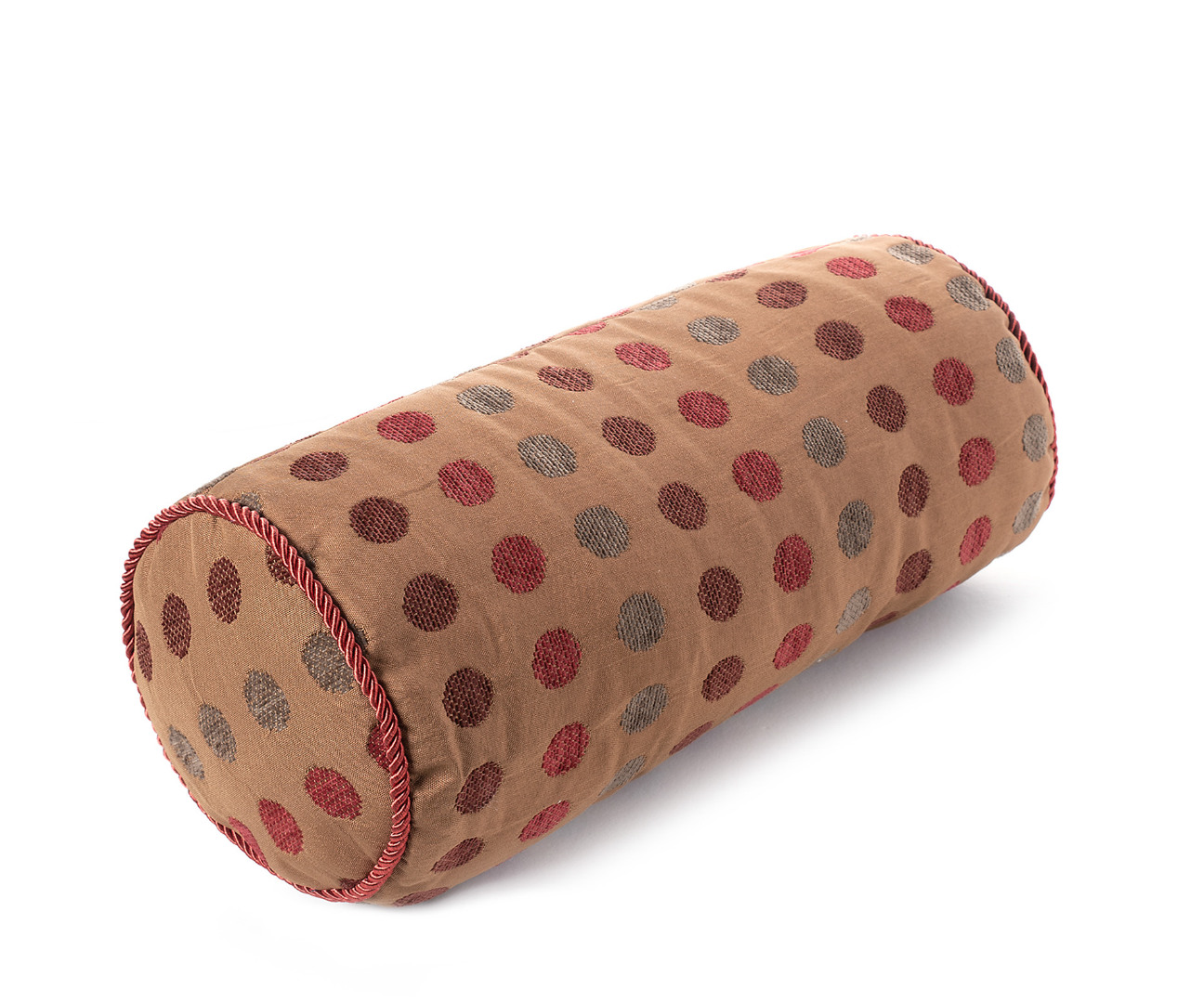 pouakokkino Καραμέλα με γέμιση (40cm x 17cm) 602 πουά κόκκινο SilkFashion - Image 1