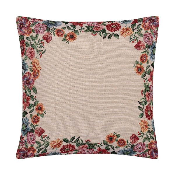 Μαξιλαροθήκη στόφα (45cm x 45cm) PRINTEMPS SilkFashion