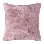 ΜΑΞΙΛΑΡΟΘΗΚΗ RABBIT FUR (45cm x 45cm) AMETHYST SilkFashion