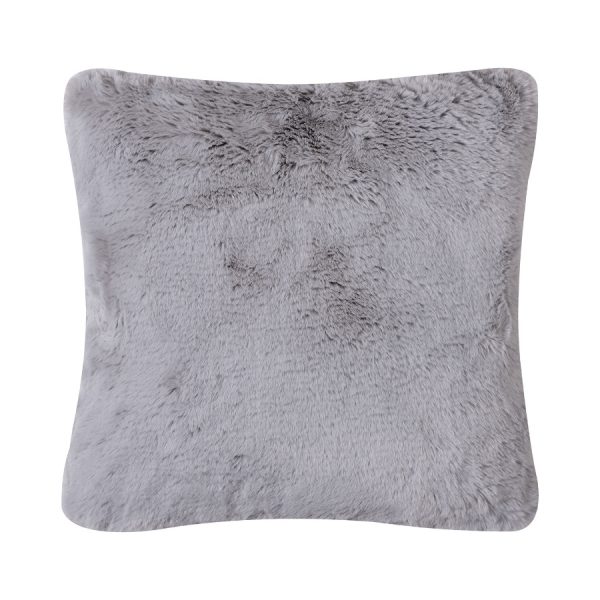 ΜΑΞΙΛΑΡΟΘΗΚΗ RABBIT FUR ΜΕ ΓΕΜΙΣΗ (45cm x 45cm) GREY SilkFashion