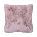 ΜΑΞΙΛΑΡΟΘΗΚΗ RABBIT FUR ΜΕ ΓΕΜΙΣΗ (45cm x 45cm) PINK/GREY SilkFashion
