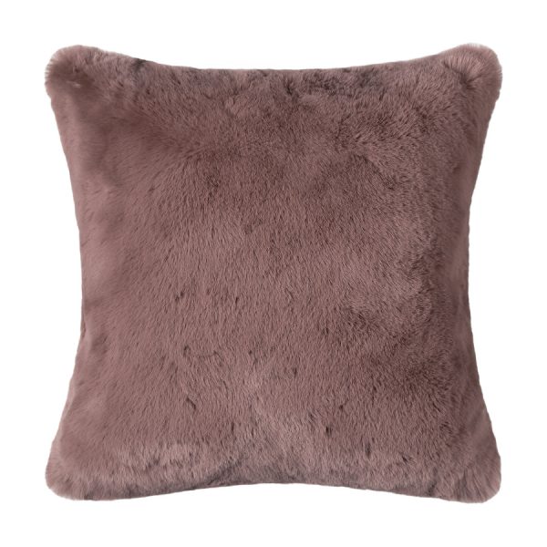 ΜΑΞΙΛΑΡΟΘΗΚΗ RABBIT FUR (45cm x 45cm) PURPLE SilkFashion