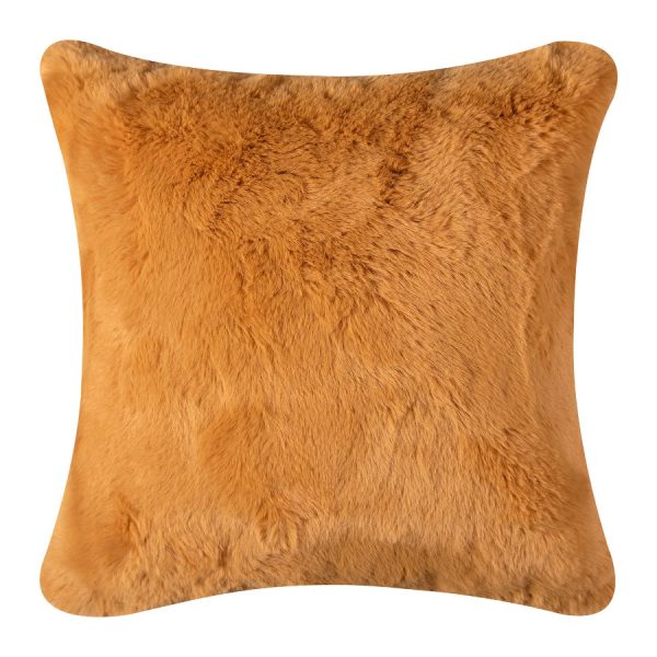 ΜΑΞΙΛΑΡΟΘΗΚΗ RABBIT FUR (45cm x 45cm) YOLK SilkFashion