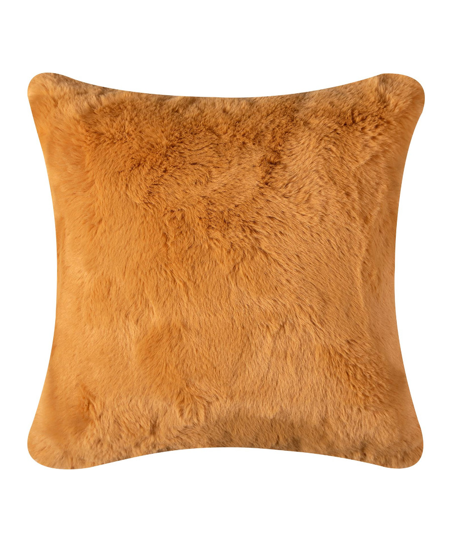 rabbityolk ΜΑΞΙΛΑΡΟΘΗΚΗ RABBIT FUR (45cm x 45cm) YOLK SilkFashion - Image 1