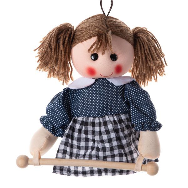 Κούκλα Rail κρεμαστράκι (25cm x 15cm) jean SilkFashion