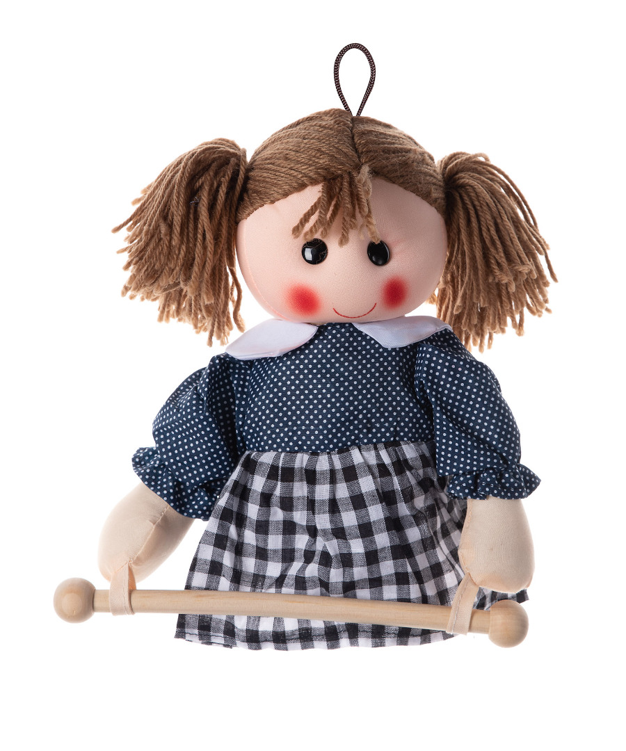 railjean Κούκλα Rail κρεμαστράκι (25cm x 15cm) jean SilkFashion - Image 1