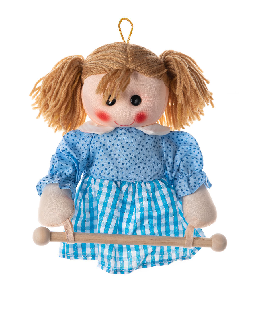 railsiel Κούκλα Rail κρεμαστράκι (25cm x 15cm) σιέλ SilkFashion - Image 1