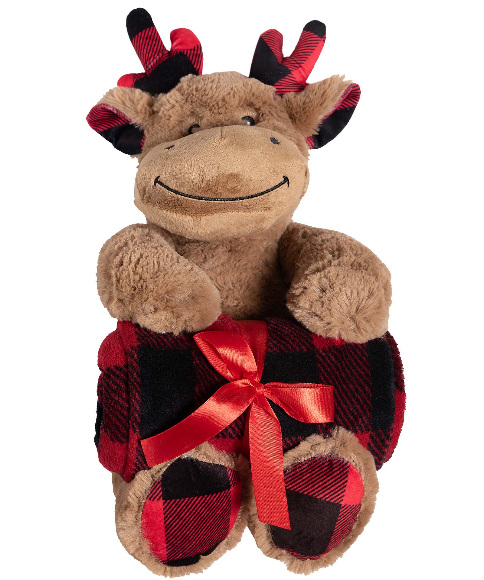 reindeer ΒΕΒΕ FLANNEL ΚΟΥΒΕΡΤΑΚΙ (80cm x 120cm) ταρανδάκι SilkFashion - Image 1