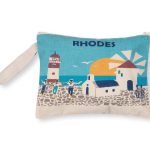 Πορτοφόλι καραβόπανο (30cm x 20cm) canvas 1 RHODES SilkFashion