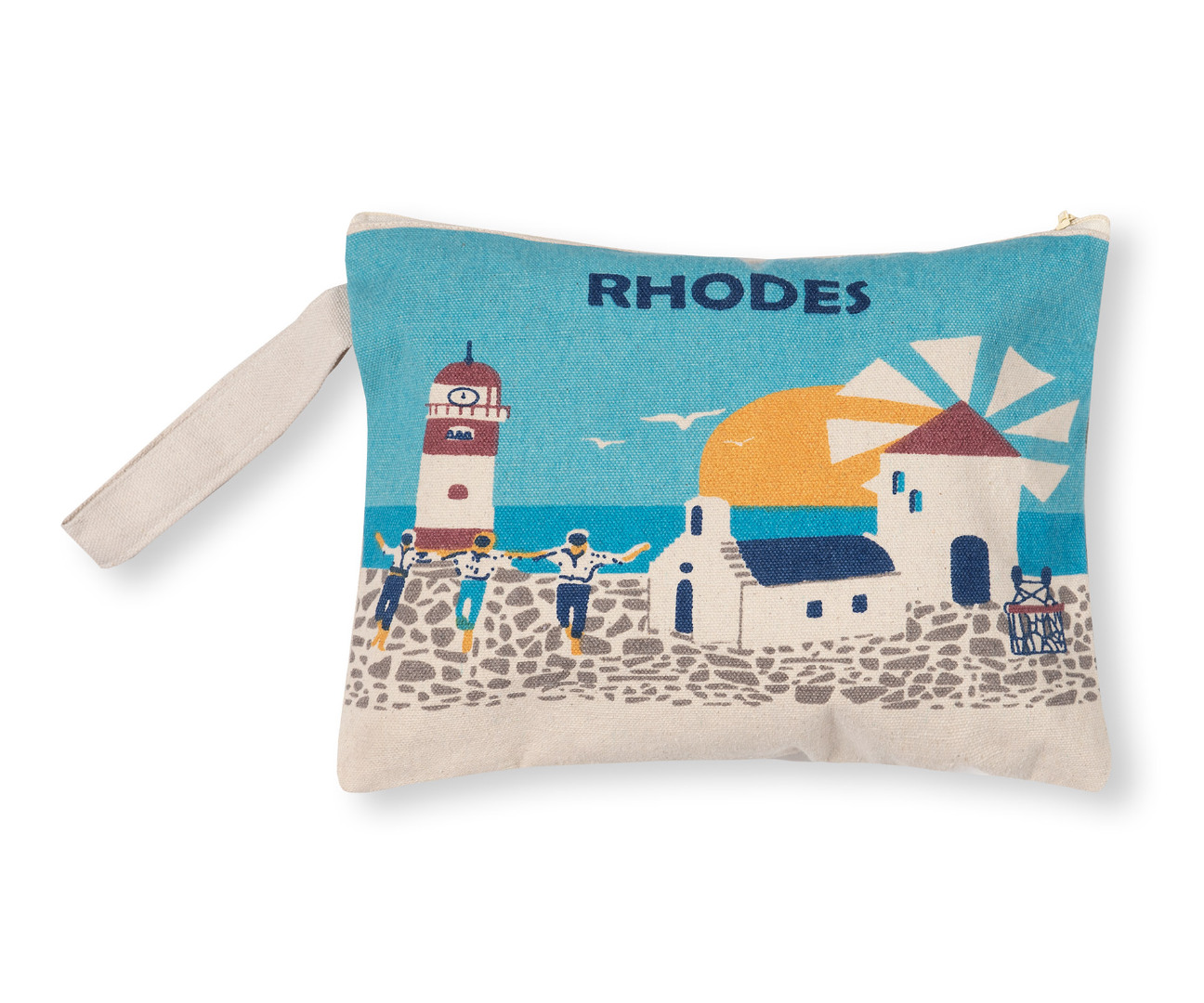 rhodescanvas1a Πορτοφόλι καραβόπανο (30cm x 20cm) canvas 1 RHODES SilkFashion - Image 1