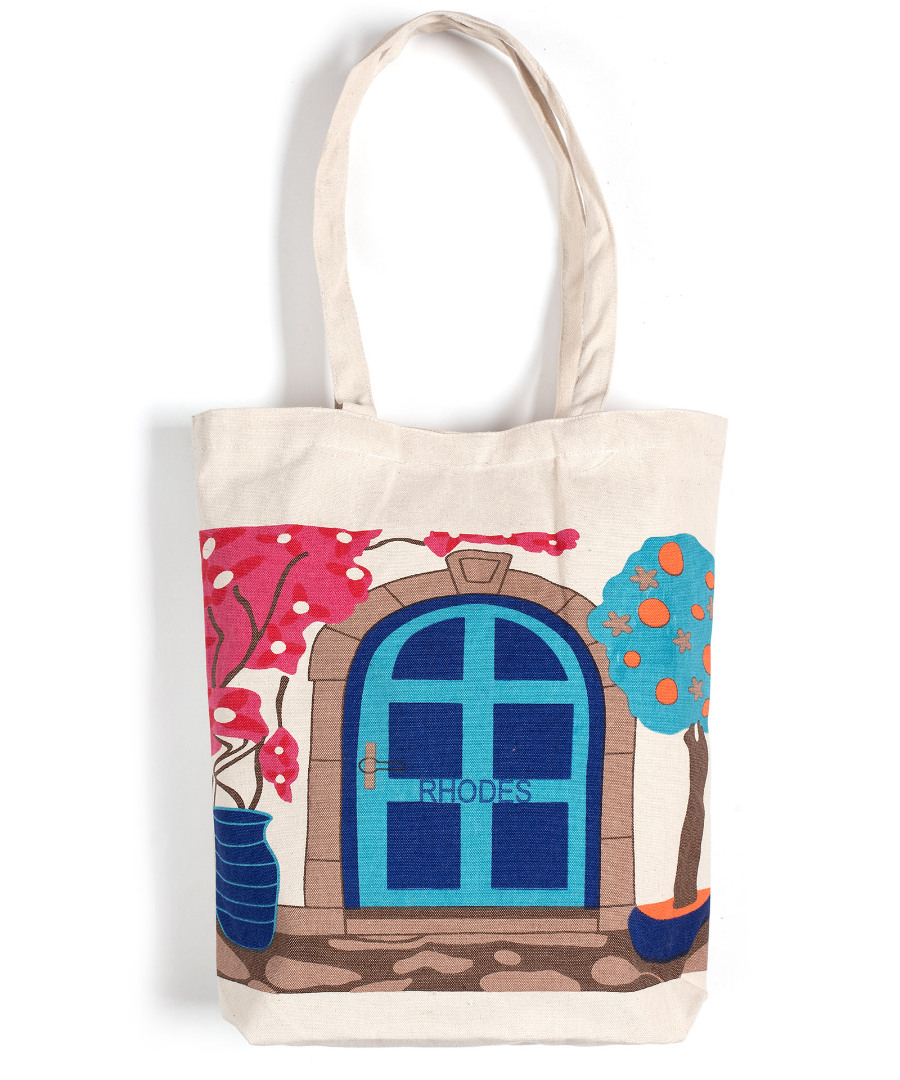 rhodescanvas4 Τσάντα καραβόπανο (40cm x 40cm x 10cm) canvas 4 RHODES SilkFashion - Image 1