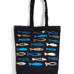 Τσάντα καραβόπανο (40cm x 40cm x 10cm) gold 6 RHODES SilkFashion