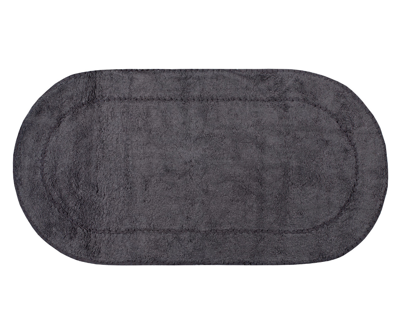 rococoanthracite-1 Πατάκι rococo (65cm x 130cm) anthracite SilkFashion - Image 1