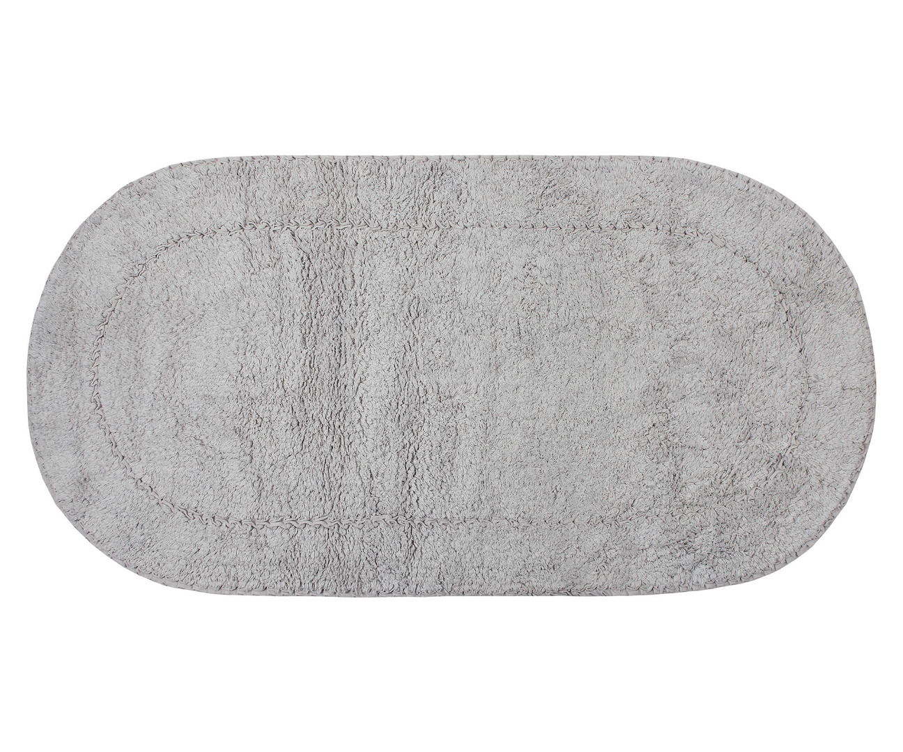 rococogrey-1 Πατάκι rococo (65cm x 130cm) Light grey SilkFashion - Image 1
