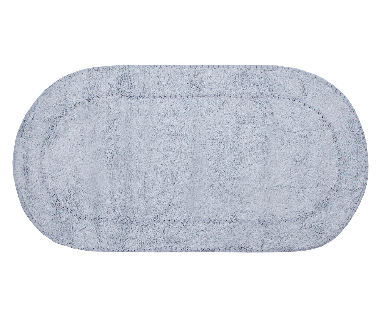 rococoskyblue-1 Πατάκι rococo (65cm x 130cm) sky blue SilkFashion - Image 1