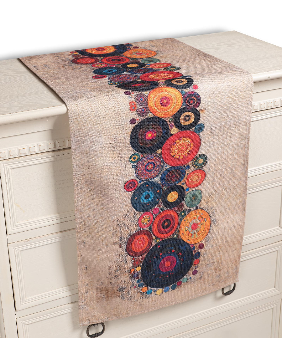 runnerks1 Τραβέρσα με στάμπα (40cm x 135cm) ks1 SilkFashion - Image 1