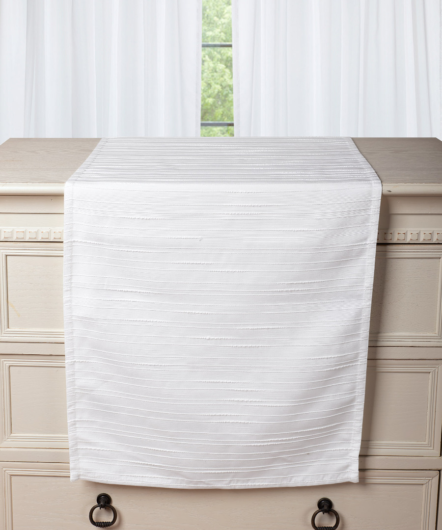s1058ivory Σαντούκ τραβέρσα S1058 (45cm x 180cm) ivory SilkFashion - Image 1