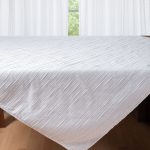 Σαντούκ τραπεζομάντηλο S1058 (160cm x 250cm) ivory SilkFashion