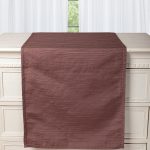 Σαντούκ τραβέρσα S1058 (45cm x 180cm) καφέ SilkFashion