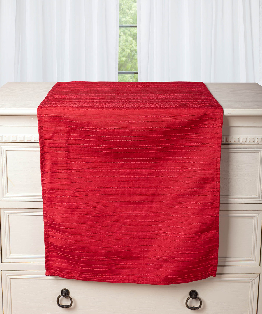 s1058kokkino Σαντούκ τραβέρσα S1058 (45cm x 180cm) κόκκινο SilkFashion - Image 1