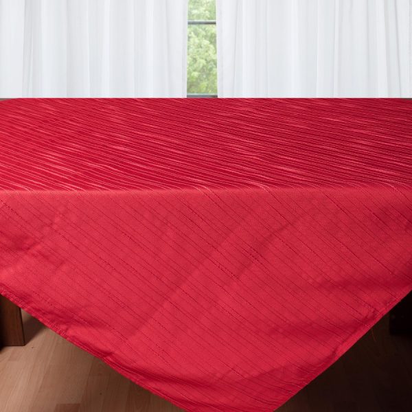 Σαντούκ καρέ S1058 (85cm x 85cm) κόκκινο SilkFashion