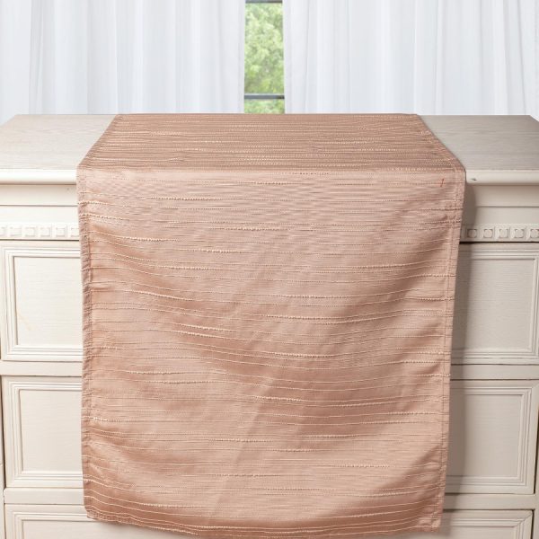 Σαντούκ τραβέρσα S1058 (45cm x 180cm) μπέζ SilkFashion