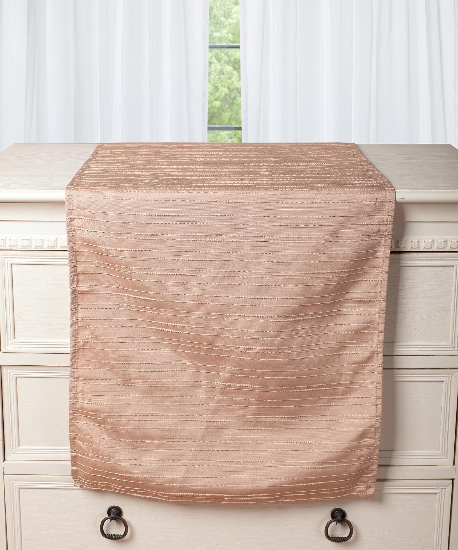 s1058mpez Σαντούκ τραβέρσα S1058 (45cm x 180cm) μπέζ SilkFashion - Image 1