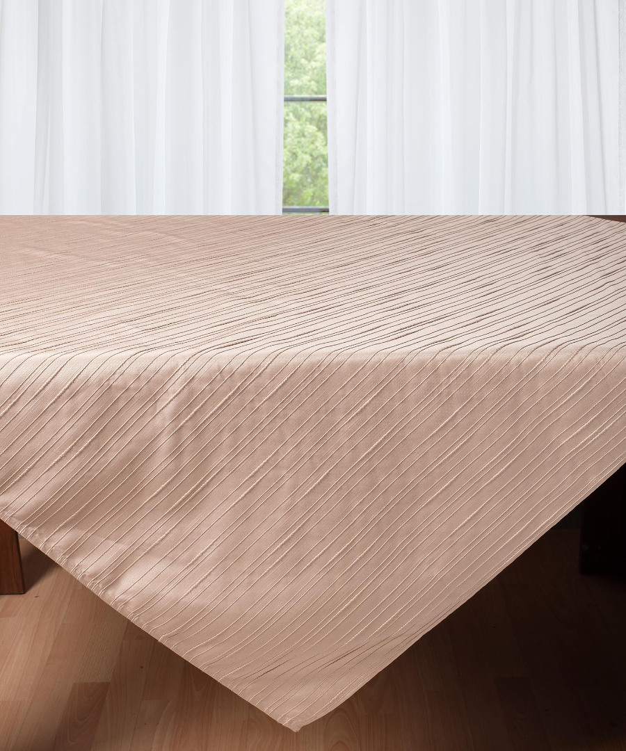 s1058mpezb-3 Σαντούκ καρέ S1058 (85cm x 85cm) μπέζ SilkFashion - Image 1