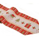 χριστουγεννιάτικη τραβέρσα (45cm x 170cm) santabox SilkFashion