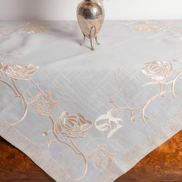 Καρέ (100cm X 100cm) sd001 άμμου SilkFashion