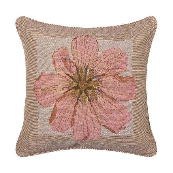 ΜΑΞΙΛΑΡΟΘΗΚΗ (45cm x 45cm) σενίλ λουλούδι1 SilkFashion