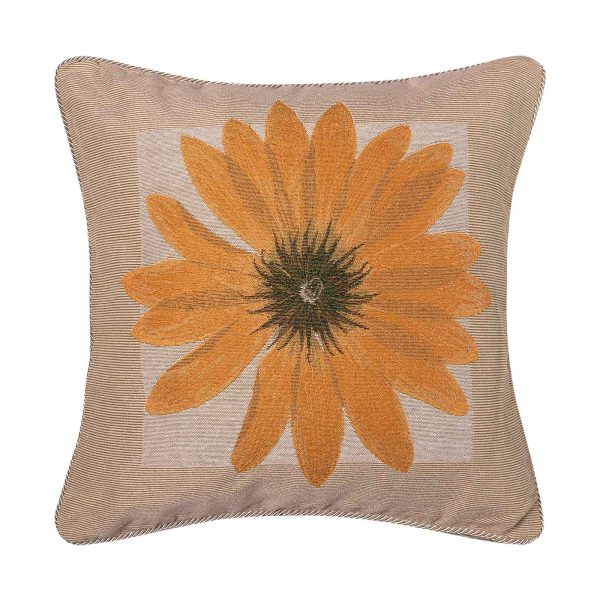 ΜΑΞΙΛΑΡΟΘΗΚΗ (45cm x 45cm) σενίλ λουλούδι2 SilkFashion