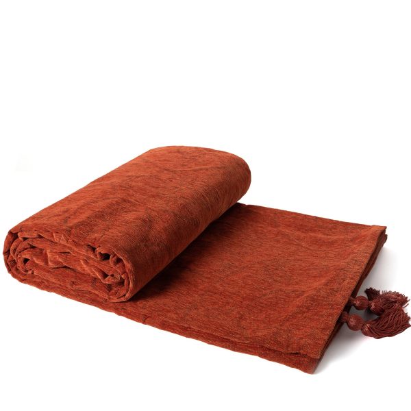 ΡΙΧΤΑΡΙΑ 055 (150cm x 180cm / 170cm x 230cm / 170cm x 270cm) πορτοκαλί SilkFashion