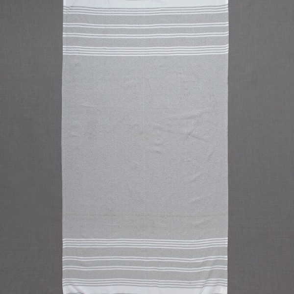 Pestemal sf1754 (90cm x 180cm) γκρί SilkFashion