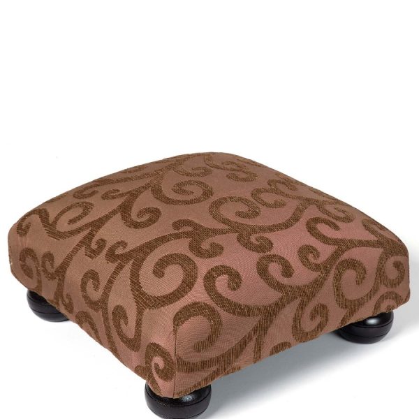 Υποπόδιο (30cm X 30cm X 14cm) 602 κλαδί καφέ SilkFashion