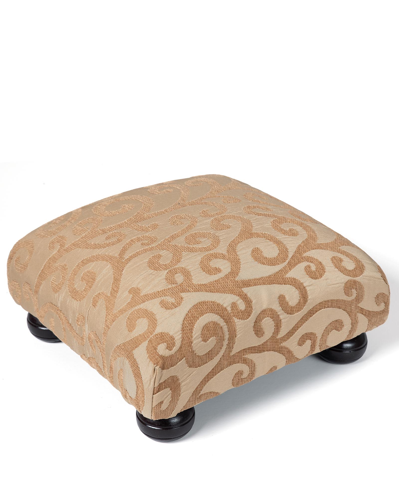 skamni602kladixryso Υποπόδιο (30cm X 30cm X 14cm) 602 κλαδί χρυσό SilkFashion - Image 1