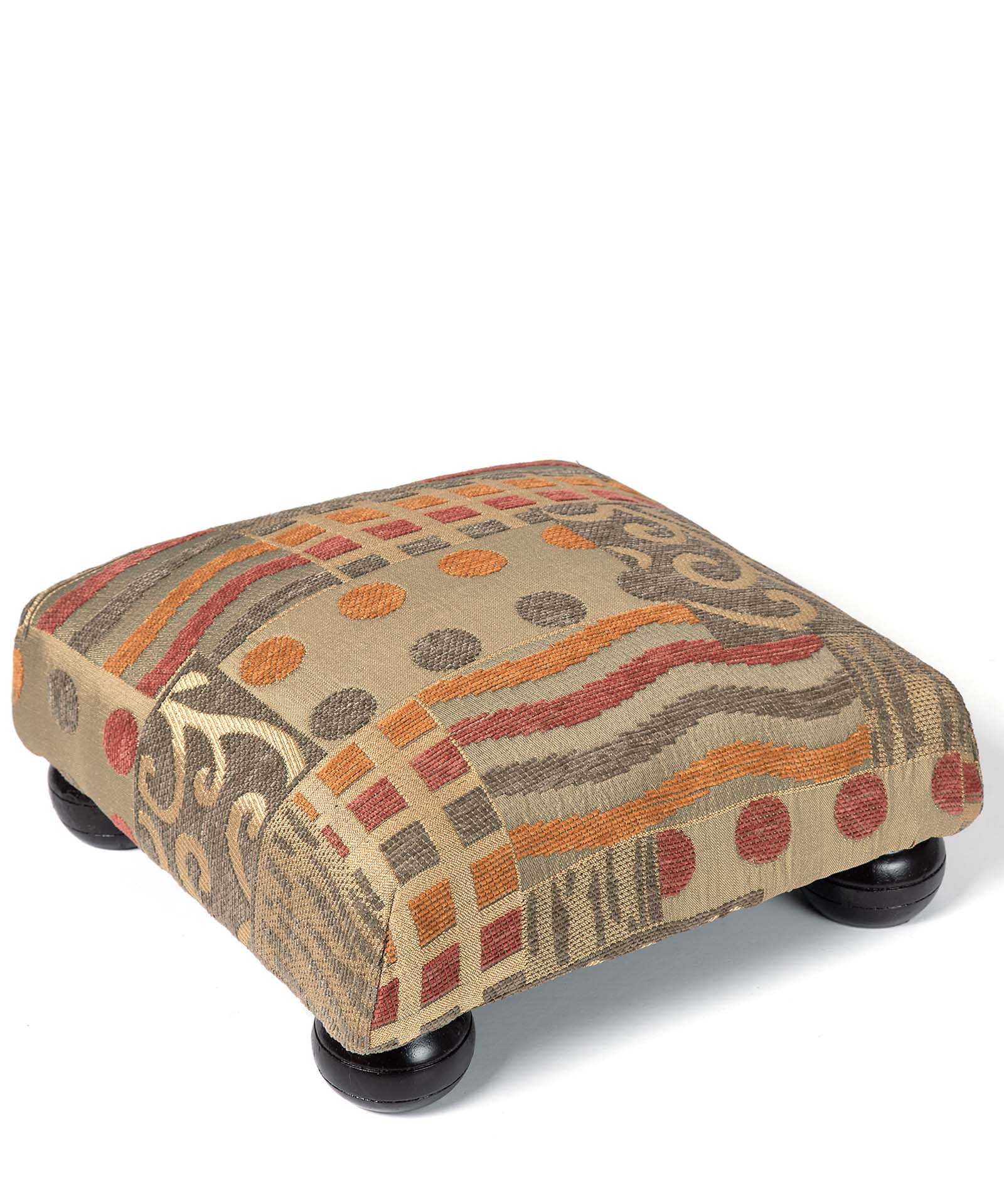 skamni602pyknoprasino Υποπόδιο (30cm X 30cm X 14cm) 602 πυκνό πράσινο SilkFashion - Image 1