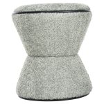 ΣΚΑΜΠΟ ΣΤΡΟΓΓΥΛΟ LINNER HM9604.05 ΜΠΟΥΚΛΕ ΥΦΑΣΜΑ ΦΥΣΤΙΚΙ-ΜΑΥΡΗ ΛΕΠΤΟΜΕΡΕΙΑ Φ38x44 εκ. - Image 3