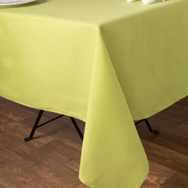 Τραπεζομάντηλα (160cm X 300cm) σκέτο 031 λαχανί SilkFashion