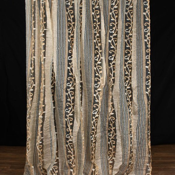 Κουρτίνα sl119 (280cm x 300cm) με τρέσα χρυσή SilkFashion