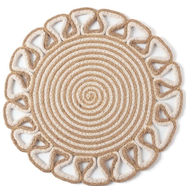 Σουπλά γιούτα 1911 (38cm) beige SilkFashion