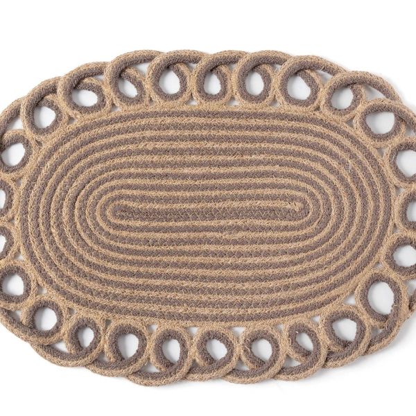 Σουπλά γιούτα 1911 (35cm x 50cm) light grey SilkFashion